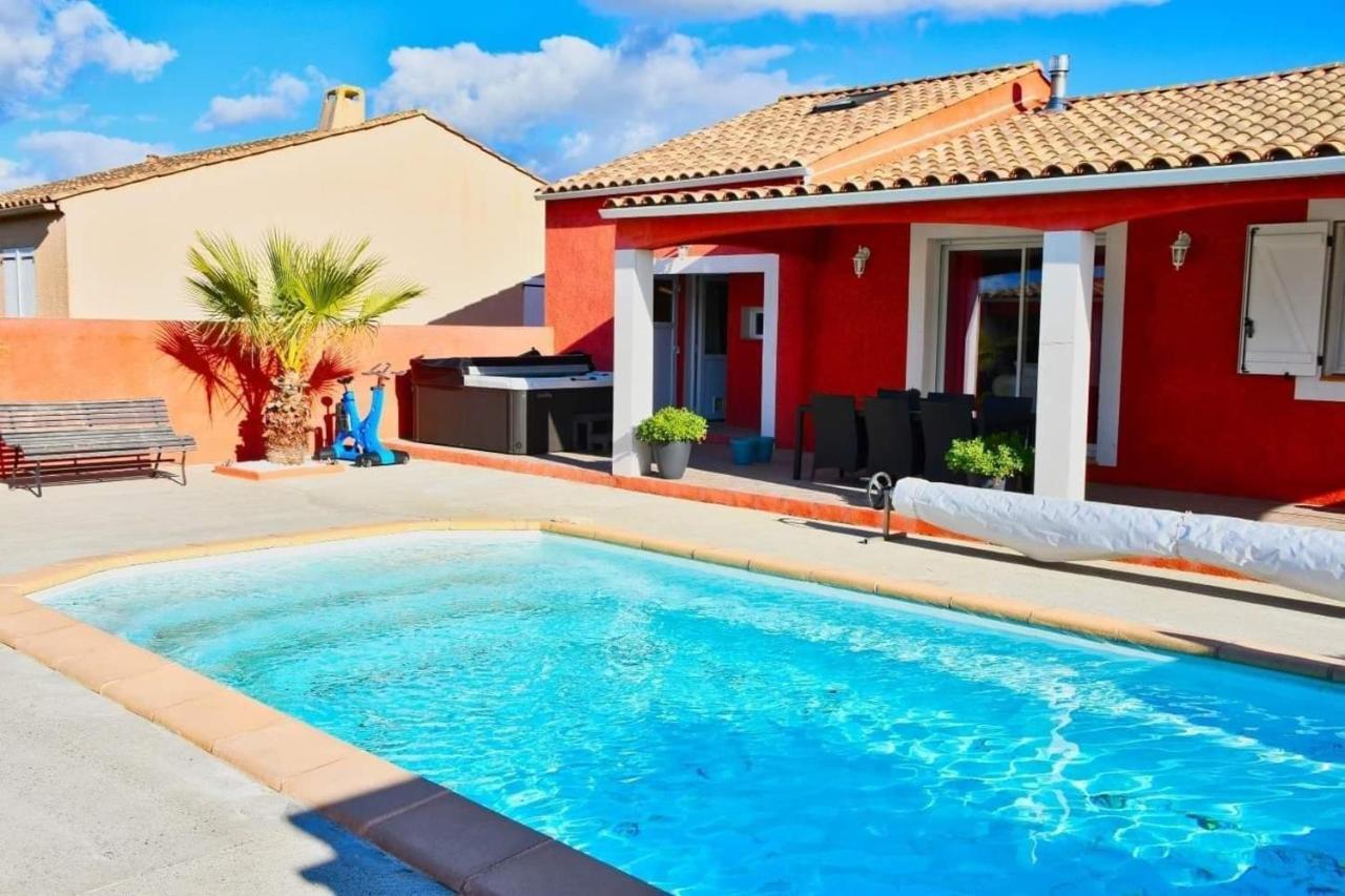 Villa Elegante A Carcassonne Avec Jardin Et Jacuzzi Экстерьер фото