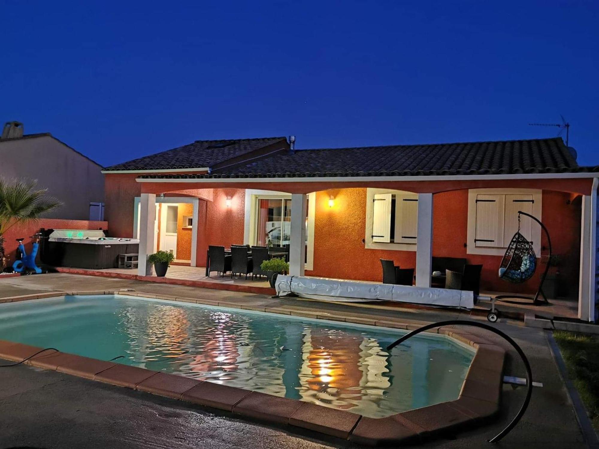 Villa Elegante A Carcassonne Avec Jardin Et Jacuzzi Экстерьер фото