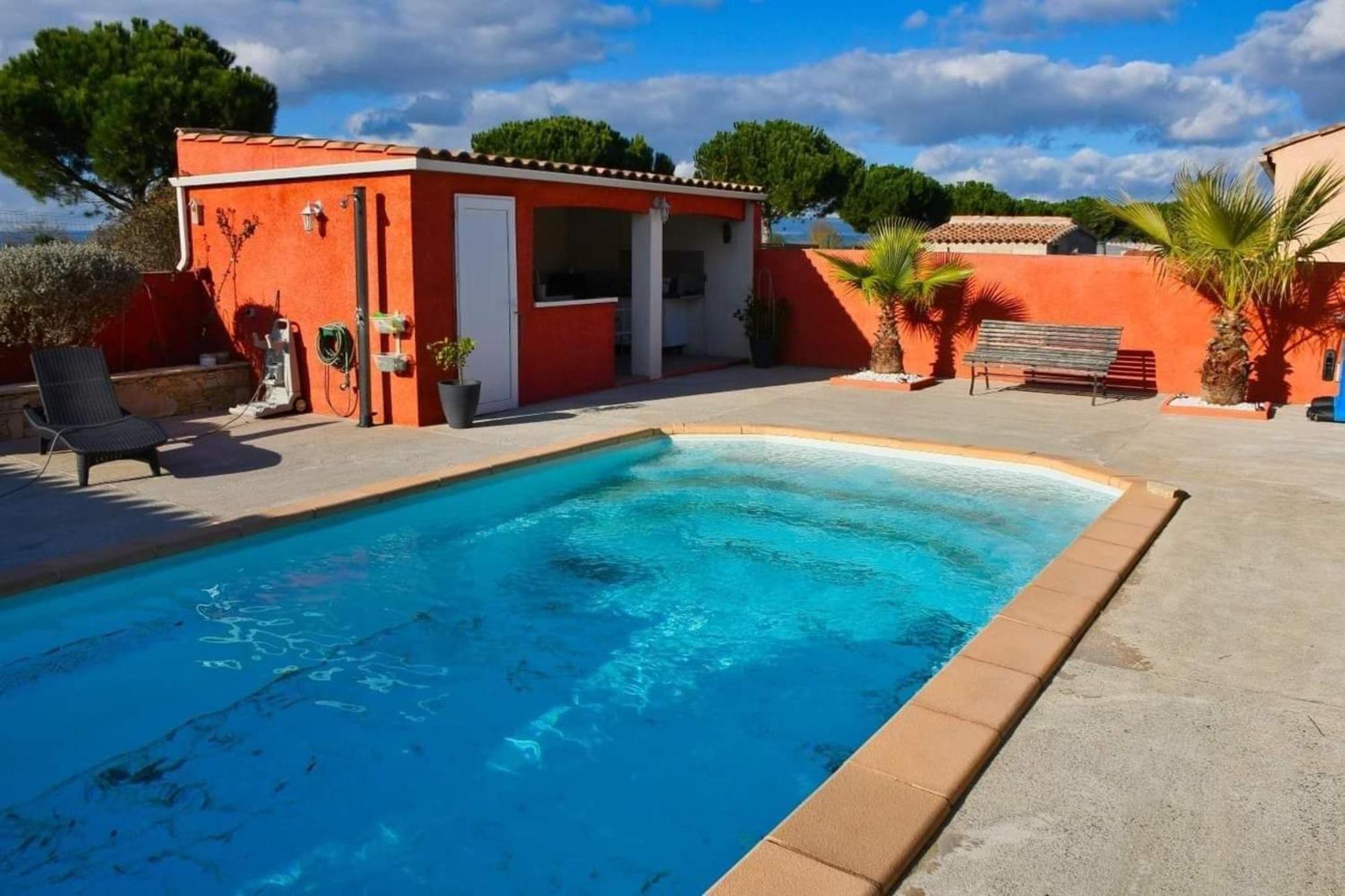 Villa Elegante A Carcassonne Avec Jardin Et Jacuzzi Экстерьер фото